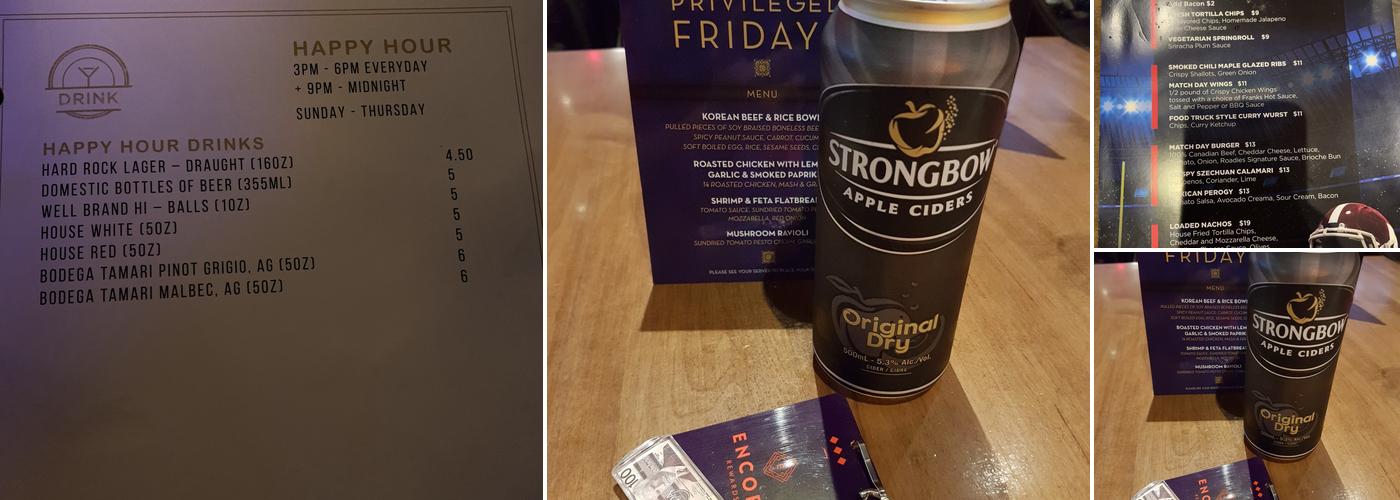 Asylum Restaurant Menu