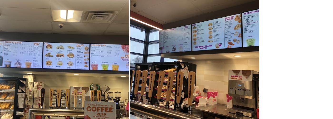 Dunkin' Menu
