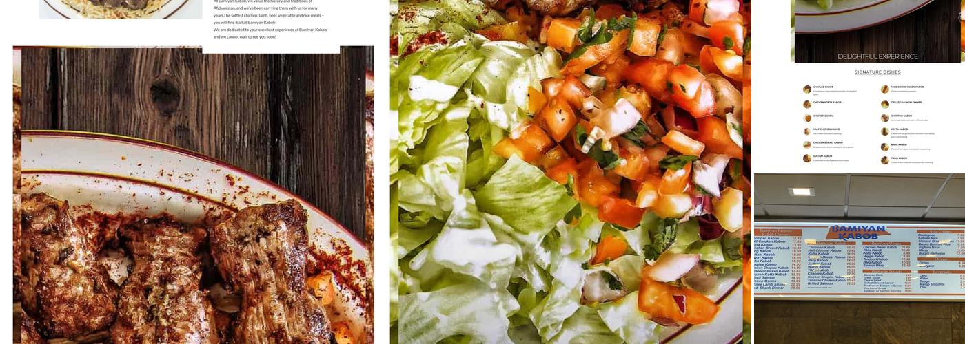Bamiyan Kabob Menu