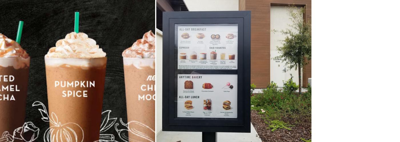 Starbucks Menu