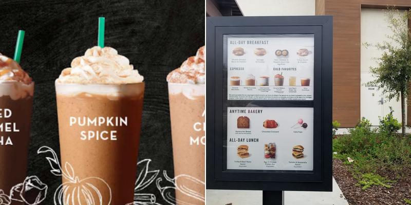 Starbucks Menu