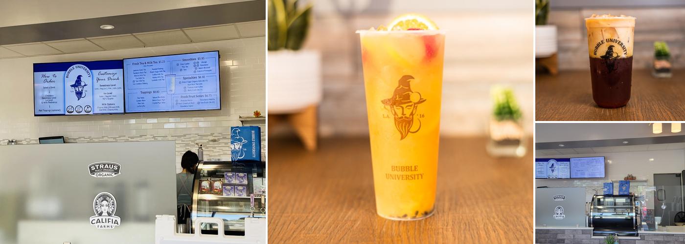 Bubble University Menu