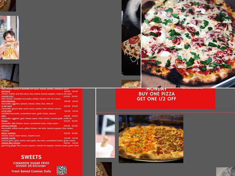 Slice & Company Menu