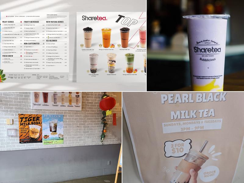 Sharetea Surrey Guildford Menu