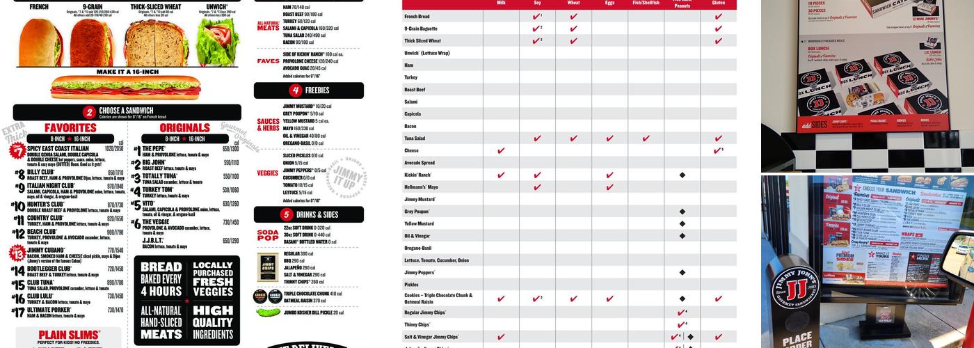 Jimmy John's Menu