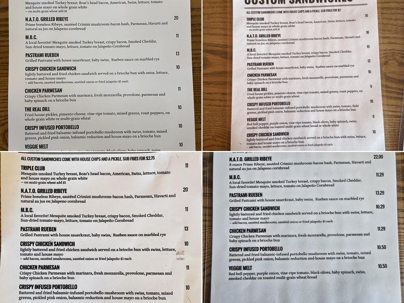 Mess Hall 45 Menu
