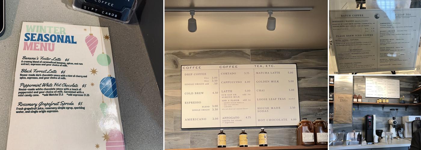 Undercurrent Coffee Menu