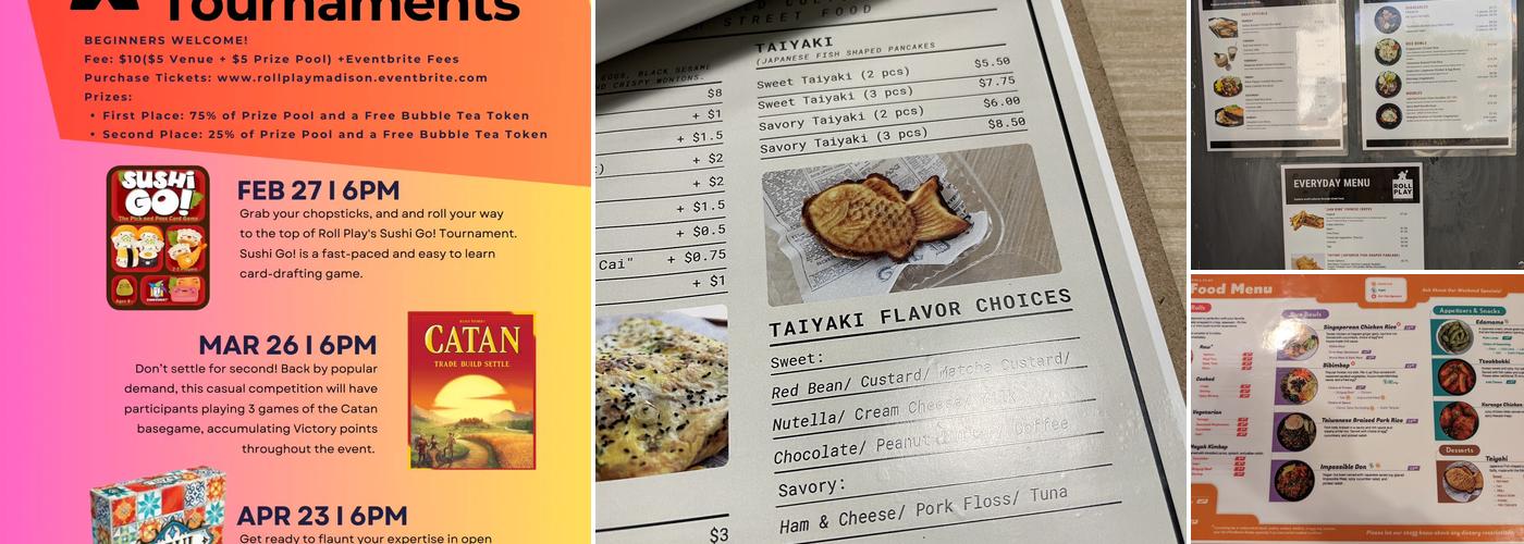 Roll Play Menu