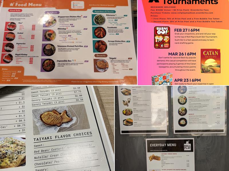 Roll Play Menu