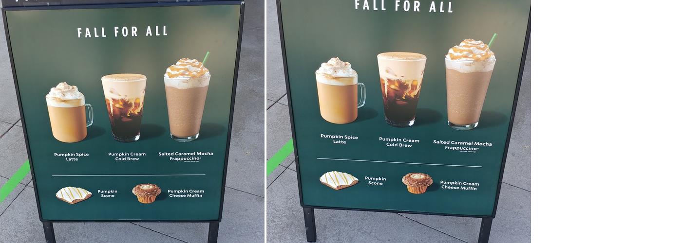 Starbucks Menu