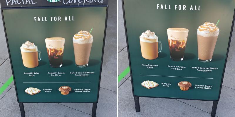 Starbucks Menu
