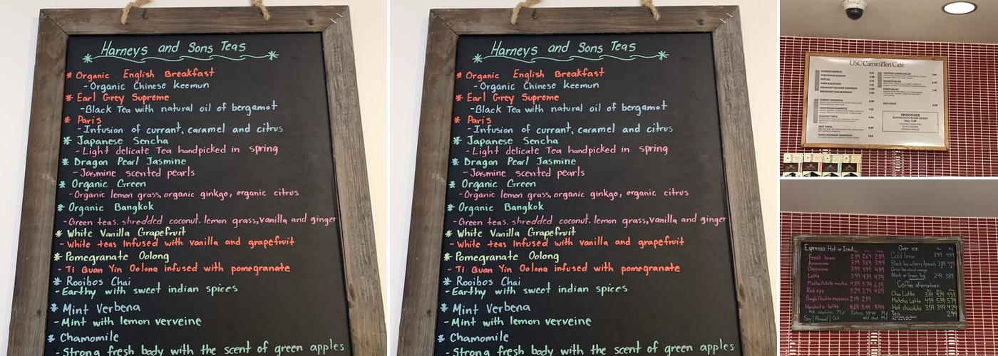 Joyce J. Cammilleri Hall Menu