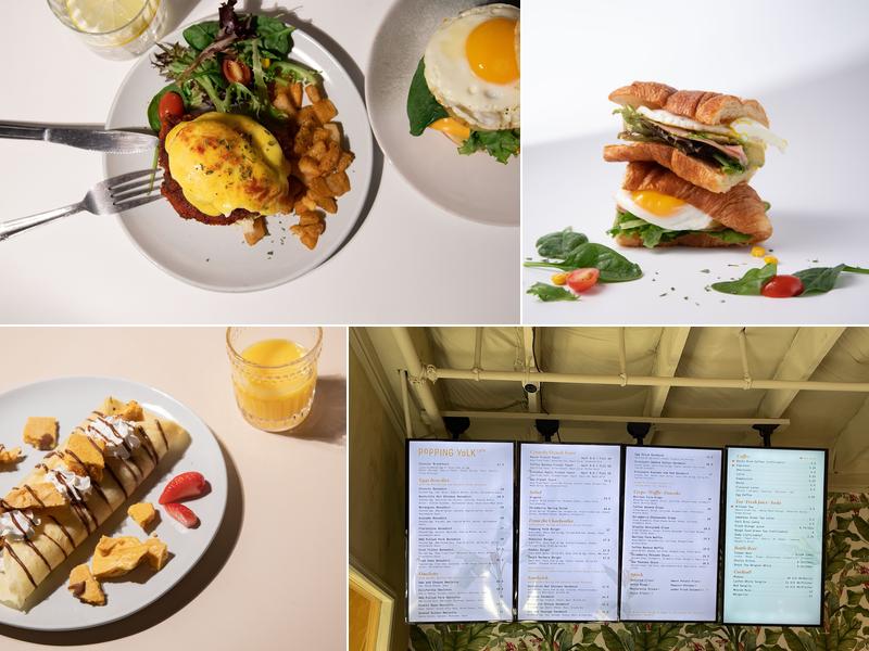 Popping Yolk Cafe Menu