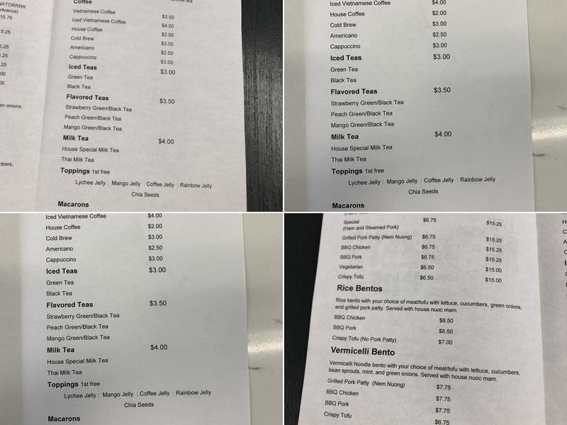 Little Monkeys Cafe Menu