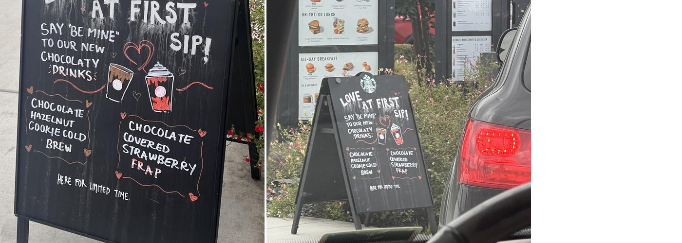 Starbucks Menu