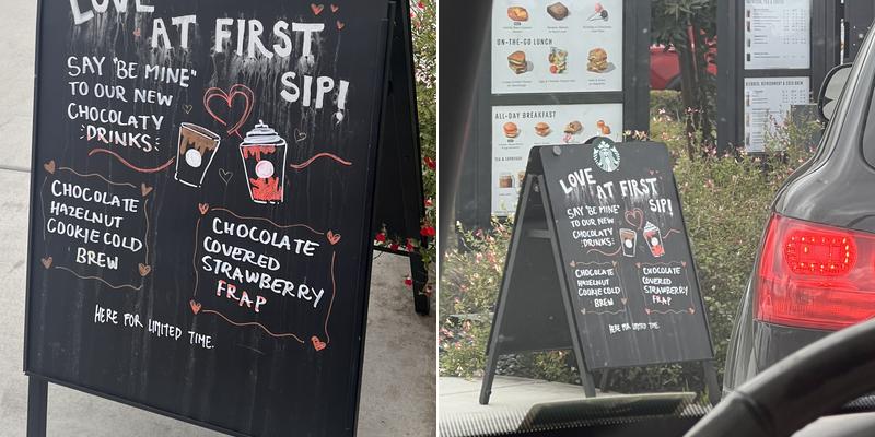 Starbucks Menu