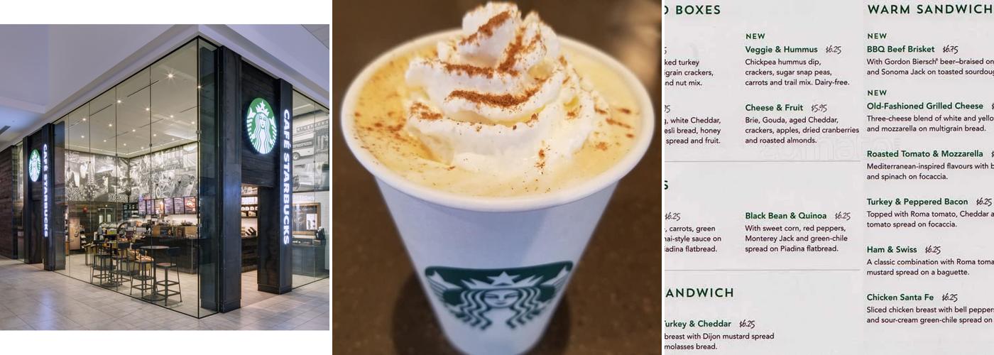 Starbucks Menu