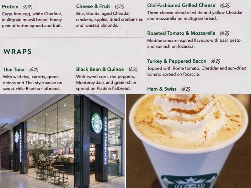 Starbucks Menu