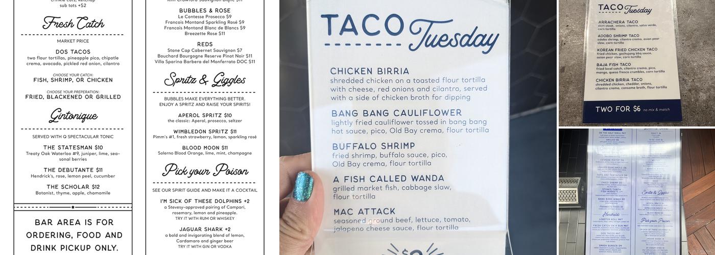Stones Throw Menu