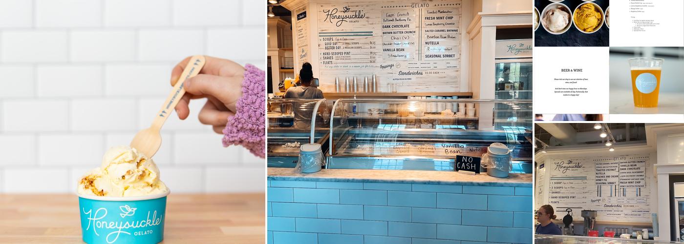 Honeysuckle Gelato Optimist Hall Menu