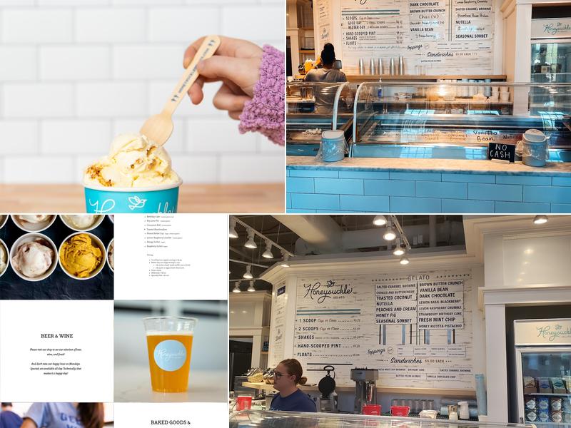 Honeysuckle Gelato Optimist Hall Menu