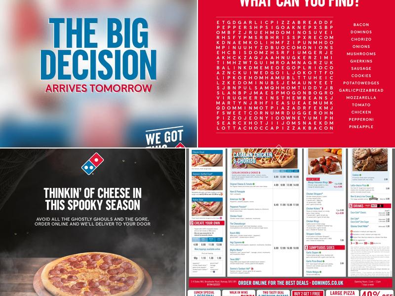 Domino's Pizza - Romsey Menu
