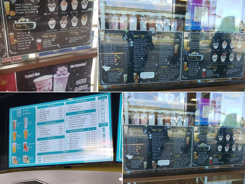 S7 Icy Bubble - Kapolei Menu