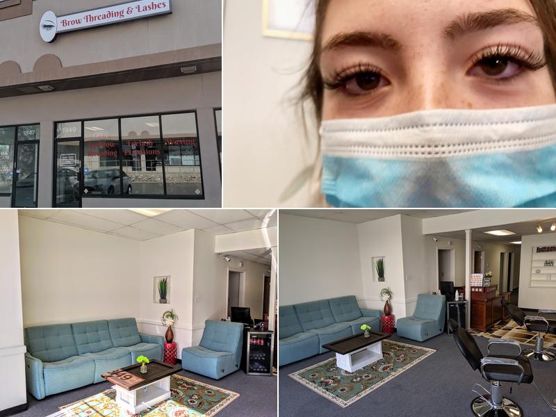 Brow Threading and Lashes