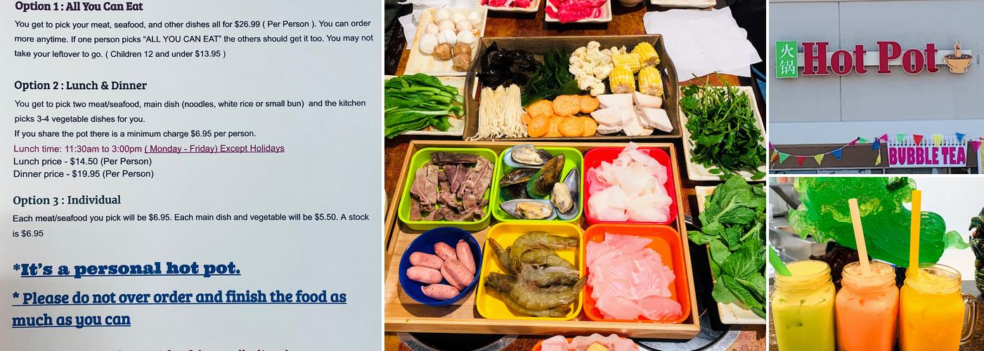 Hot Pot Menu