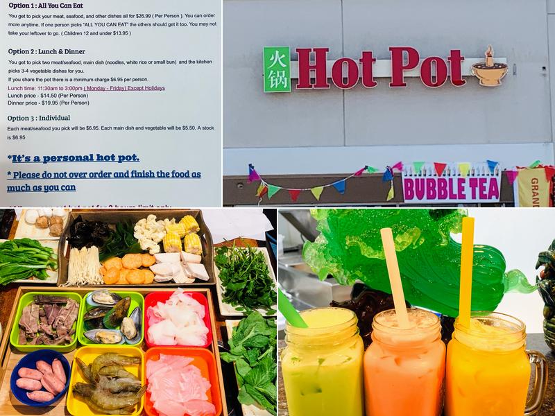 Hot Pot Menu