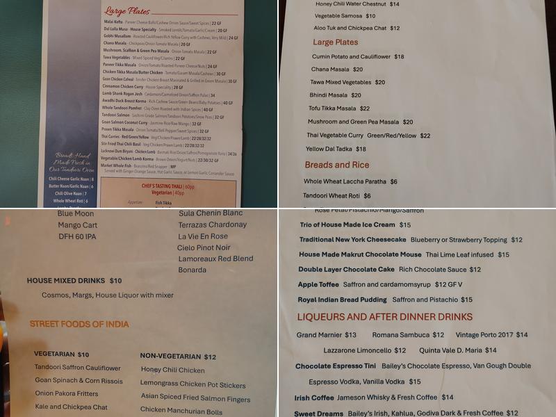 Raas Menu