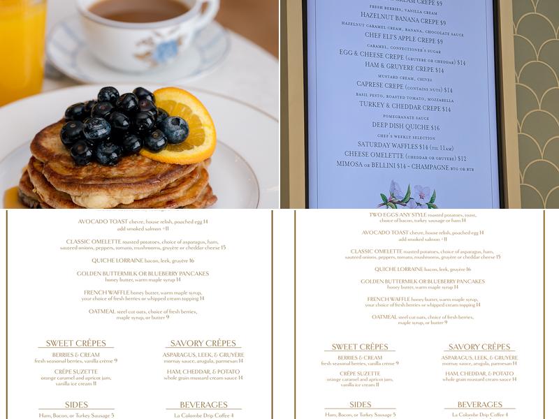 Bonheur Ice Cream and Pie Menu