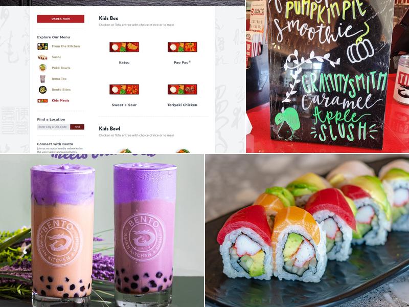 Bento Asian Kitchen + Sushi Menu