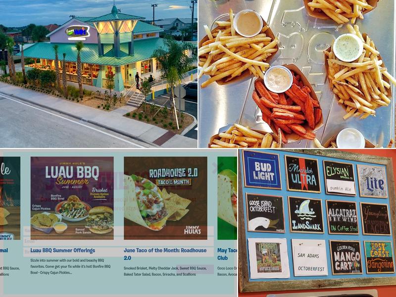 Jimmy Hula's Menu