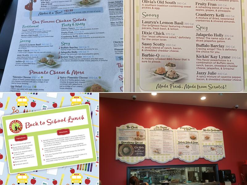Chicken Salad Chick Menu