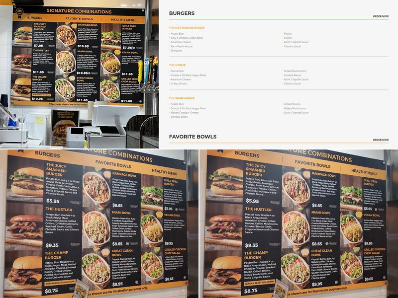 BurBowl Menu