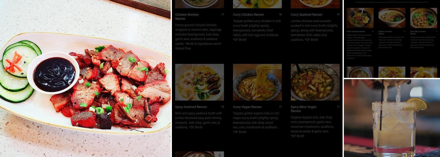 Hotto Hotto Ramen & Teppanyaki Menu