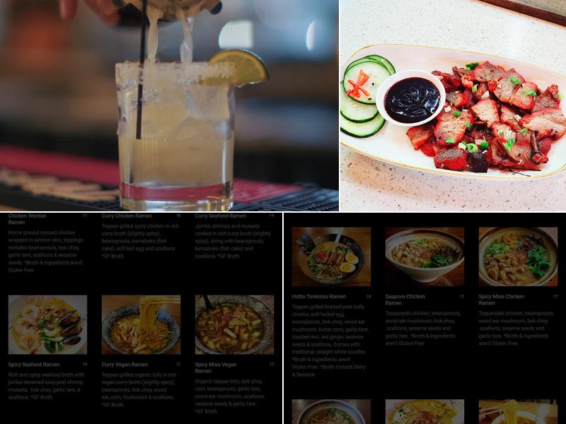 Hotto Hotto Ramen & Teppanyaki Menu