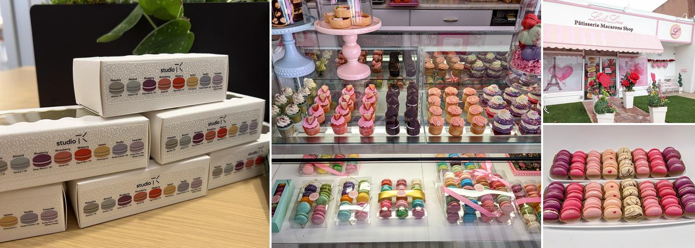 LeilaLove Patisserie Macarons shop Menu