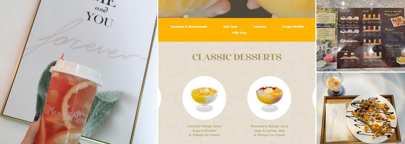 Mango Mango Dessert Menu