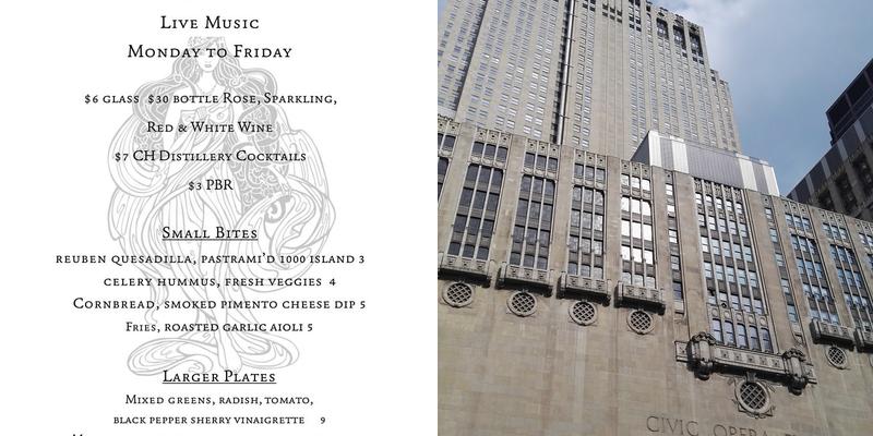77 West Wacker Menu