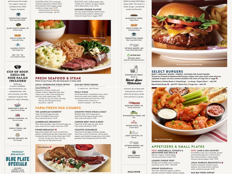 Silver Diner Menu