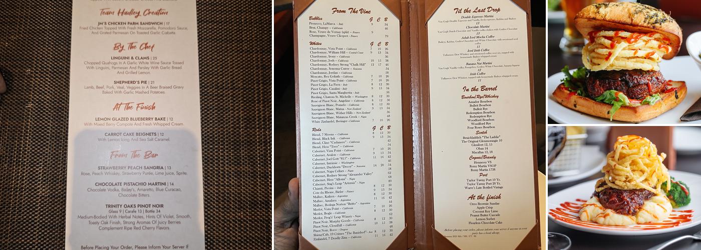 110 Grill South Bay Menu