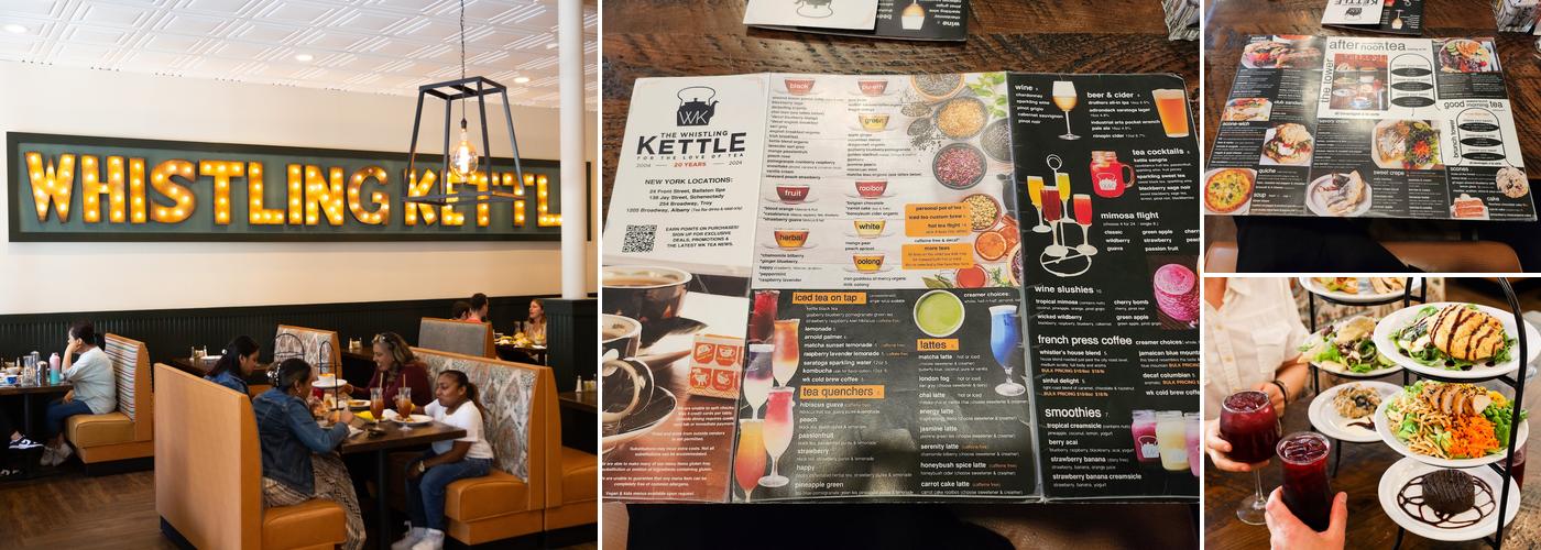 The Whistling Kettle Menu