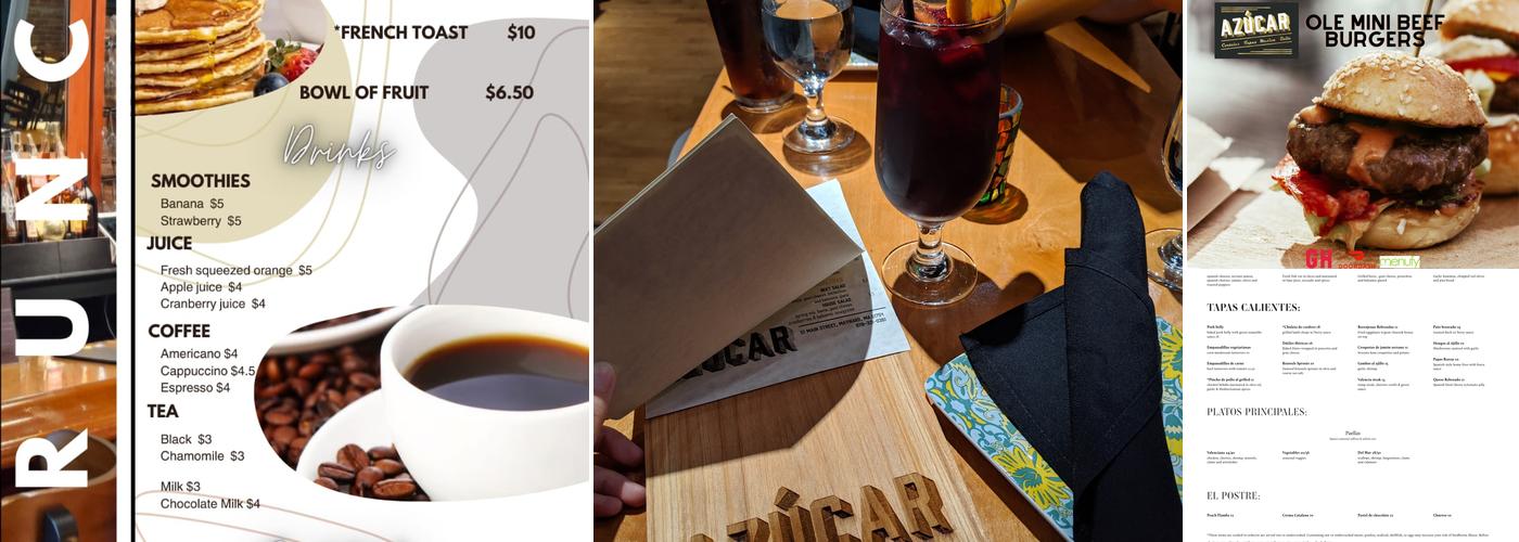 Azucar Tapas Bar Menu