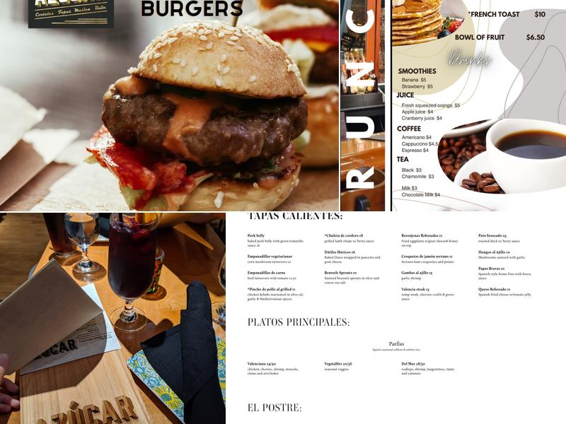 Azucar Tapas Bar Menu