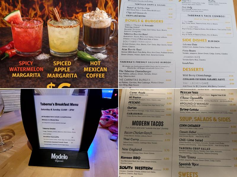 Taberna Menu