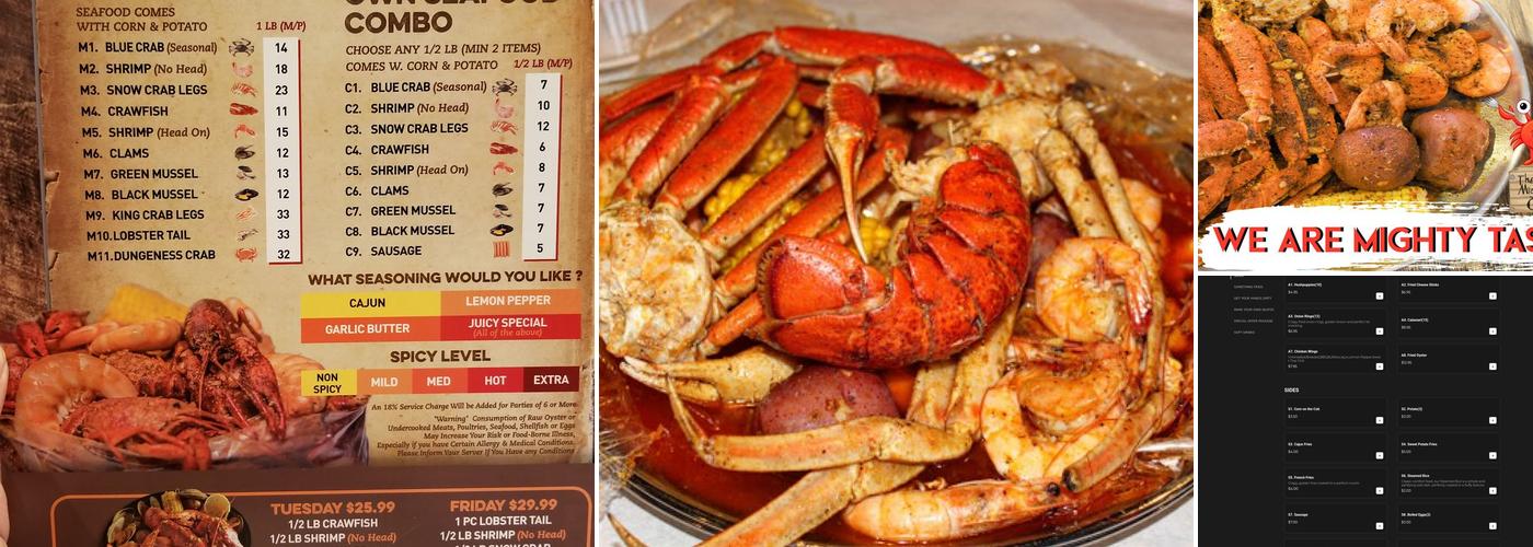 The Mighty Crab (Jackson) Menu