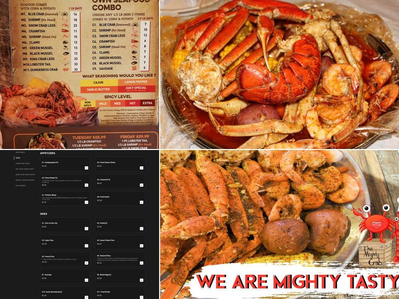 The Mighty Crab (Jackson) Menu