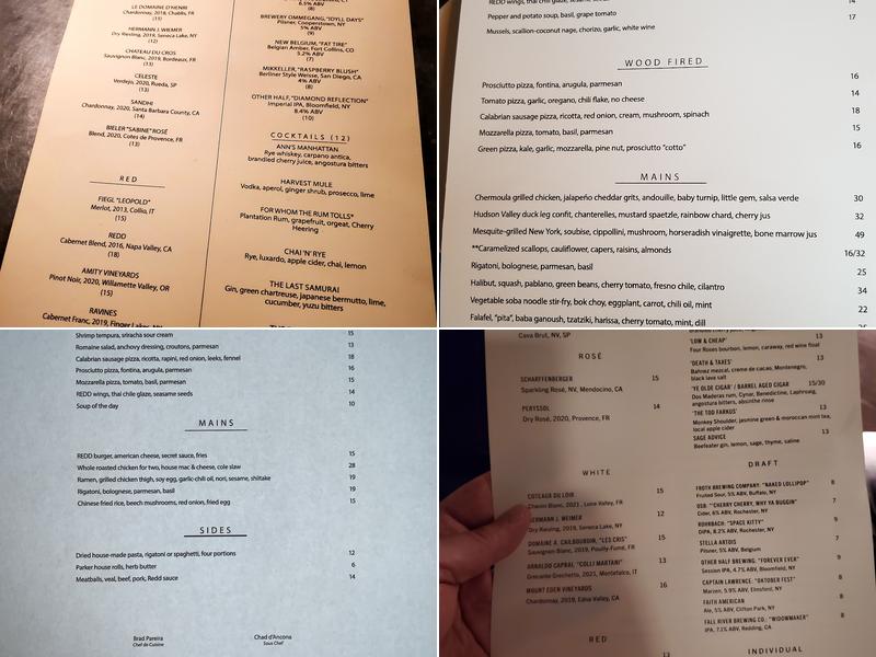 Redd Menu
